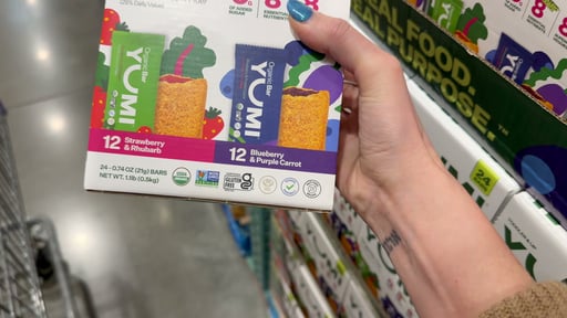 YUMI Organic Berry Bars 24/0.74 oz