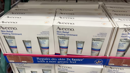 Aveeno Skin Relief Healing Ointment, 7.2 oz, 2-Pack + 2 oz