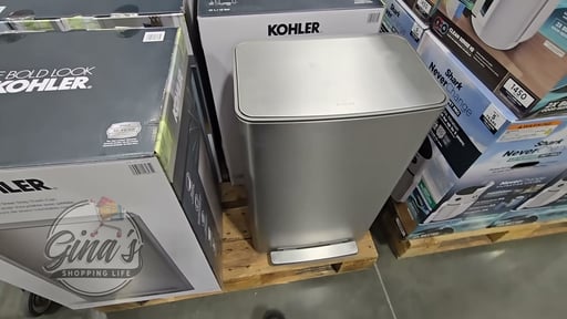 Kohler 47L Kitchen Step Can Stainless Steel
