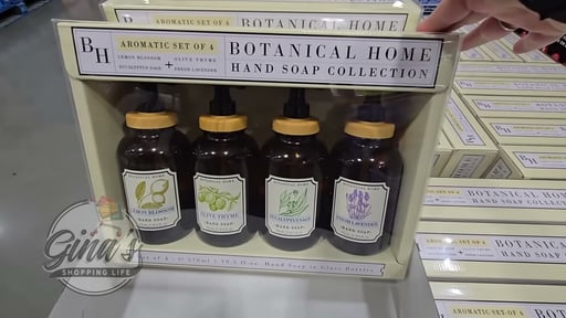 H+B Botanical Home Hand Soap, 4 Pack, 19.5 fl oz Each