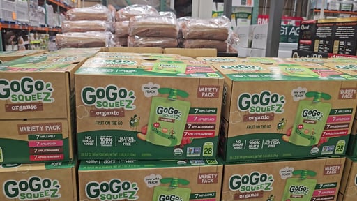 GoGo SqueeZ Organic Applesauce Variety 28-ct
