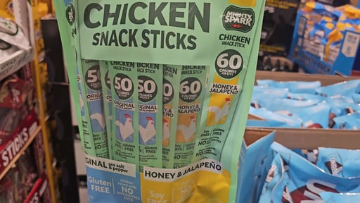 Mighty Spark Jalapeño Chicken Snack Sticks 12-ct