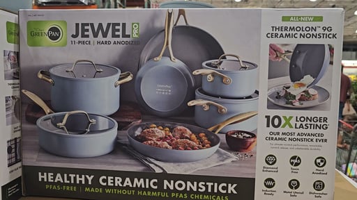GreenPan Jewel Ceramic Non-Stick 11-Piece Cookware Set