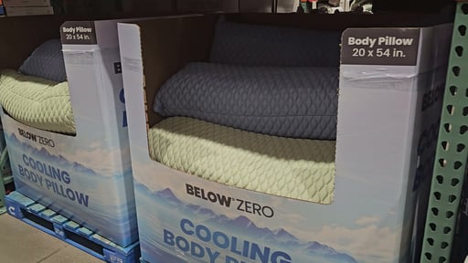 Below Zero Cooling Body Pillow