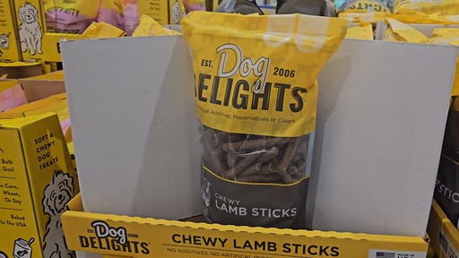 Dog Delights Chewy Lamb Sticks
