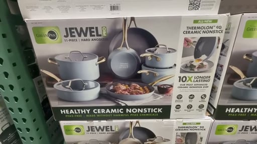 GreenPan Jewel Ceramic Non-Stick 11-Piece Cookware Set