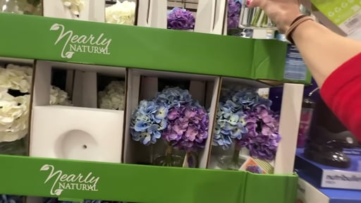 Nearly Natural Faux 12" Hydrangea Arrangement