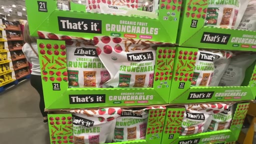 Organic That's It Fruit Crunchables, 21 Count, 0.35 oz Each