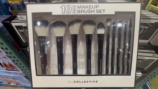 XII Collective 10-Piece Makeup Brush Set