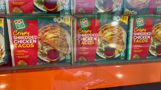 Don Lee Farms Crispy Shredded Chicken Tacos