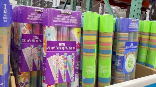 Kirkland Signature Double-Sided Gift Wrap