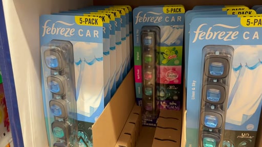 Febreze Air Freshener 5 Pack Car Air Vent Clips