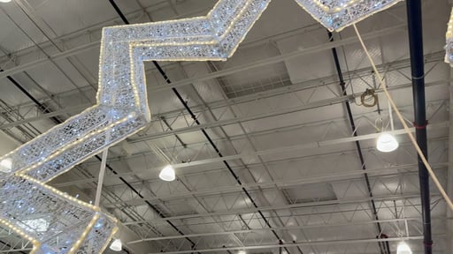 9' Star Arch with Twinkle LEDs