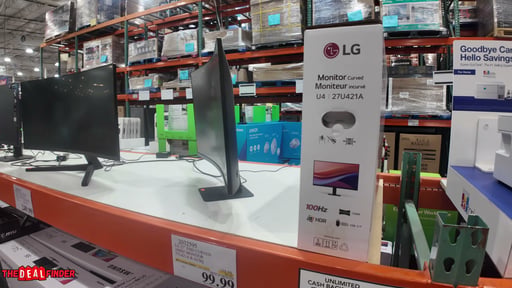 LG 27" Full HD Curved 100Hz USB-C Monitor (27U421A-B)