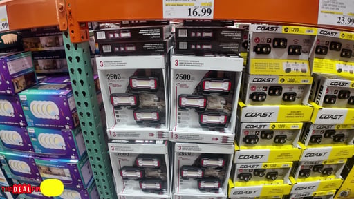 Infinity X1 2500 Lumen Rechargeable Worklight, 3-Pack