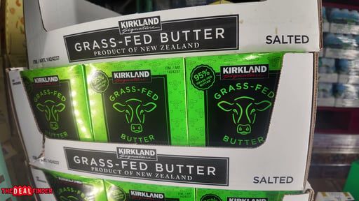 Kirkland Signature Grass-Fed Butter 4 Pack, 8 Ounces Each