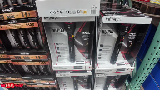 Infinity X1 10,000 Lumen Flashlight with Spot Beam