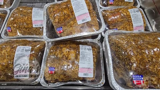 Choice Seasoned Standing Rib Roast Bone In