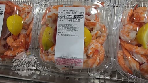 Shrimp Cocktail with Cocktail Sauce & Lemon Per Lb