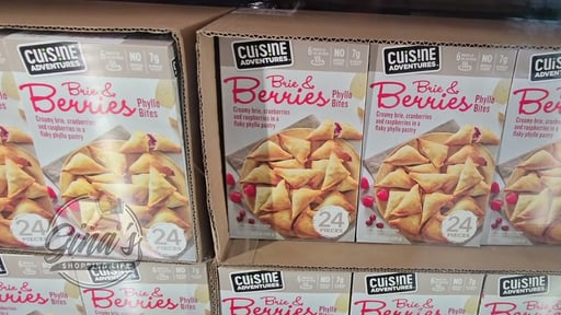 Cuisine Adventures Berries & Brie Phyllo Bites