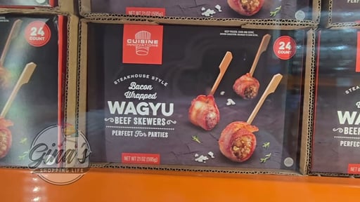 Cuisine Innovation Bacon Wrapped Wagyu Skewers 24 Count
