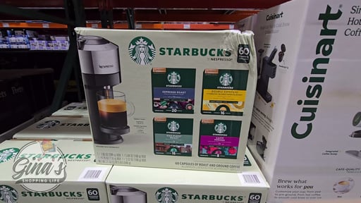 Starbucks by Nespresso Vertuo Line Variety Pack 60 CT
