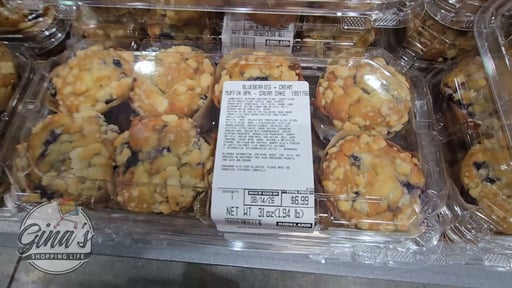Kirkland Signature Blueberries & Cream Muffin, 8-Count
