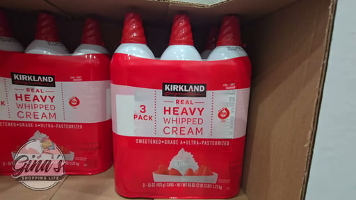 Kirkland Signature Whipped Heavy Cream, 3/15 oz