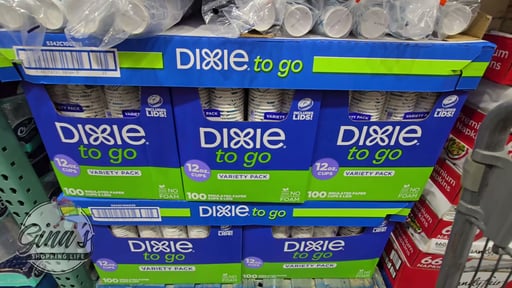 Dixie To Go 12 oz Cup & Lid Combo Pack 100 ct Variety Pack