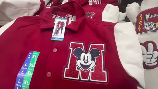 Disney Adult Unisex Varsity Jacket
