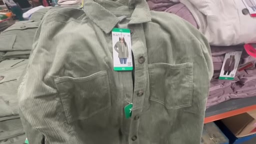 Matty M Women's Corduroy Shirt Jacket