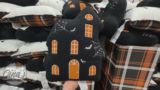 Brentwood Originals Haunted House and Cat Decorative Pillows