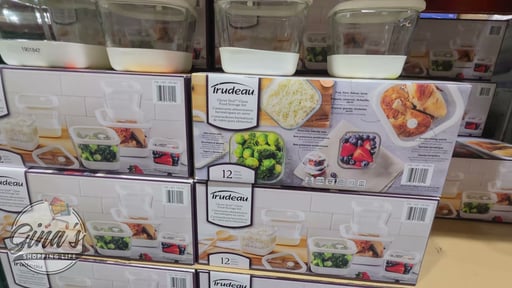 Trudeau 12-Piece Clever Seal Glass Airtight Food Storage Set