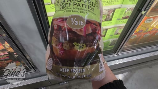 Kirkland Signature 1/3 lb Grass Fed Beef Patties 15 Count