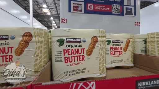 Kirkland Signature Organic Peanut Butter 2/28 oz