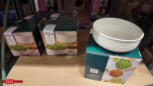 Trudeau 3-Piece Porcelain Serving Bowls