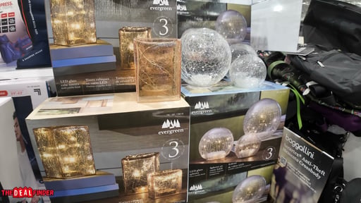 Evergreen LED Cubes/Spheres 3-Pack