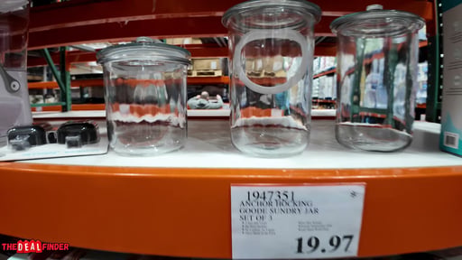Anchor Hocking Goode Sundry Jar Set of 3