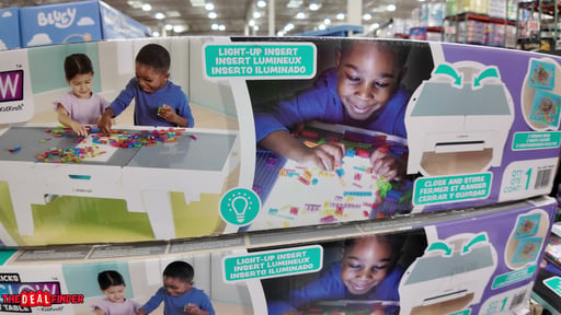 KidKraft Building Bricks Play N Glow Activity Table