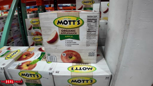 Mott's Organic Apple Sauce 36/3.9 oz Cups
