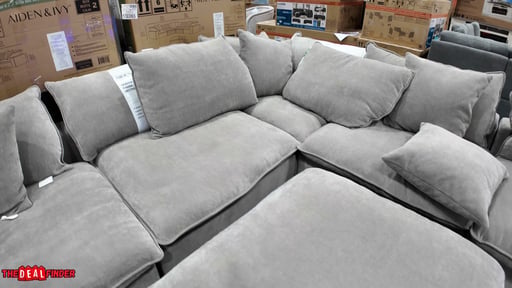 Aiden & Ivy Sereen 6-Piece Modular Fabric Sectional