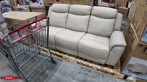 Gilman Creek Sanders Leather Power Reclining Sofa with Power Headrests