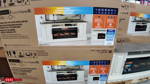 Tresanti Eloise 74" Fireplace Console
