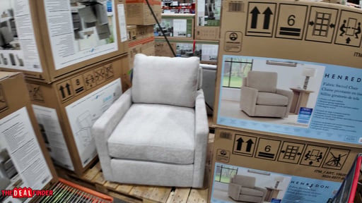 Henredon Marley Fabric Swivel Accent Chair