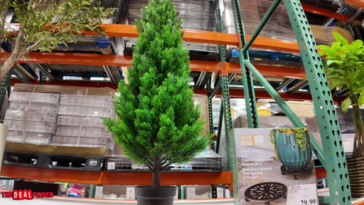 Nearly Natural Faux 4' Cedar Tree UV Resistant 2-Pack