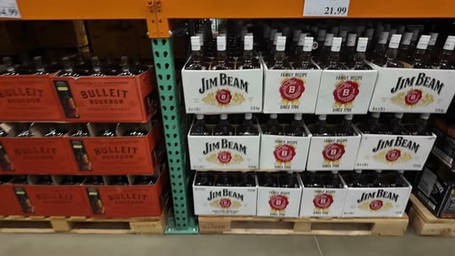 Jim Beam Bourbon Whiskey Kentucky 1.75L