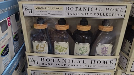H+B Botanical Home Hand Soap, 4 Pack, 19.5 fl oz Each