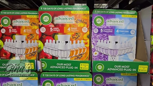 Air Wick Scented Oils 1 Warmer + 9 Refills