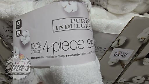 Purely Indulgent 4-Piece Hand Towel & Wash Cloth Set - White