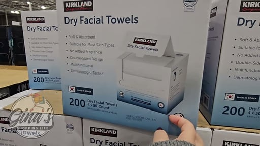 Kirkland Signature Daily Dry Facial Towel 4-Pack 50 CT